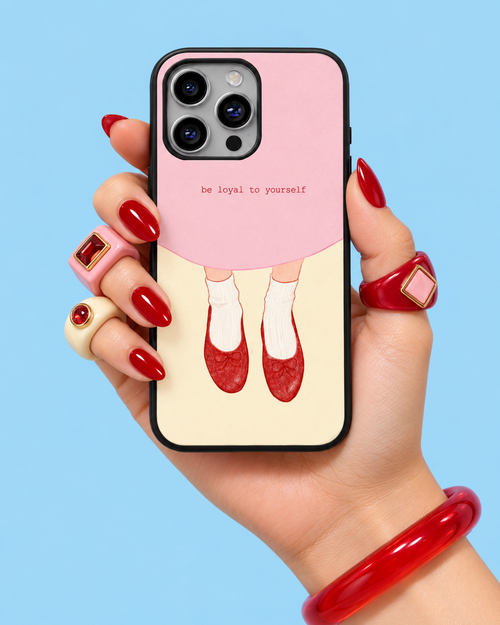 Be Loyal To Yourself Ballet Glass Phone Case