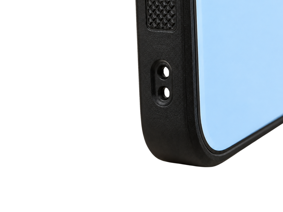 Charm holes detail of The Whimsy Lab phone case